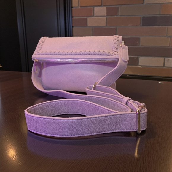 Isabelle Handbags Handbags - SALE!! Soft Pink Leather Go Anywhere Crossbody Bag by Isabelle